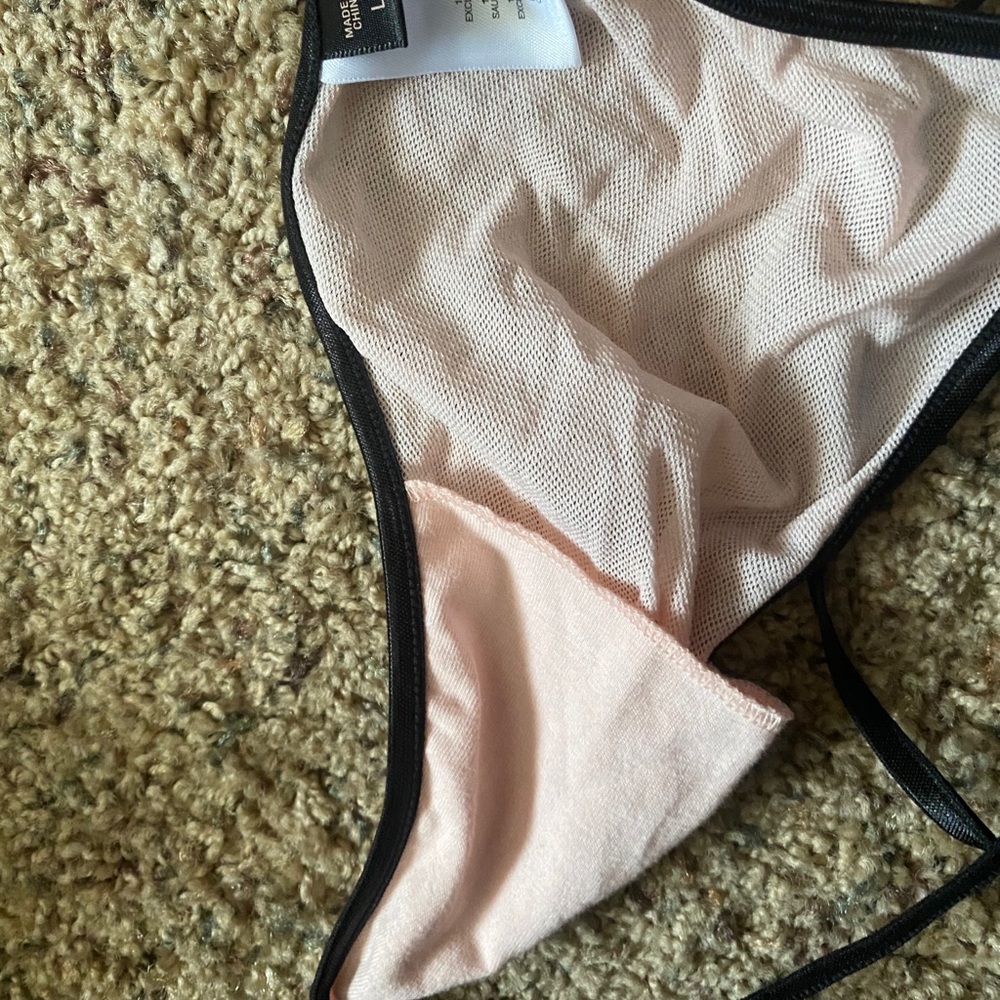 Bebe boudoir babydoll thong lace thong - Picture 6 of 8